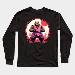 karate bear Long Sleeve T-Shirt